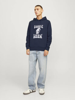 Jack & Jones Heren kersttrui jjxmas Blauw - S