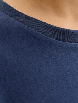 Jack & Jones Heren lounge pyjama set lang jacmixed polyester geruit blauw/rood Veelkleurig