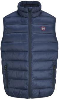 Jack & Jones Heren Mouwloze Gilet Navy/rood - XL