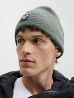 Jack & Jones Heren muts jacalpes beanie mintgroen Veelkleurig - One size