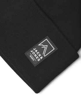 Jack & Jones Heren muts jacalpes beanie Zwart - One size