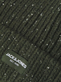 Jack & Jones Heren muts jaccliff beanie kombu green Groen - One size