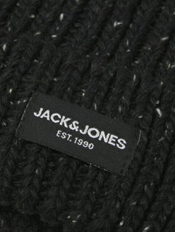 Jack & Jones Heren muts jaccliff beanie - maat One size Zwart