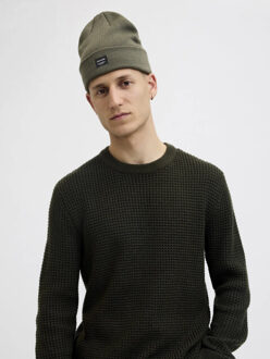 Jack & Jones Heren muts jacdna beanie licht - maat One size Groen