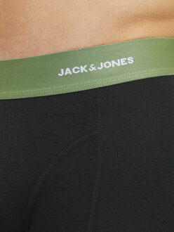 Jack & Jones Heren plus size boxershorts trunks bamboo jacnick 3-pack Zwart - 6XL