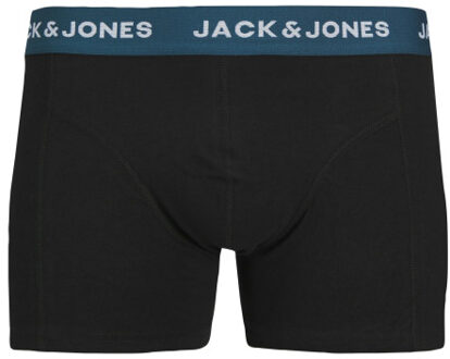 Jack & Jones Heren plus size boxershorts trunks jacoliver 5-pack Zwart - 7XL