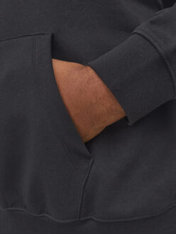 Jack & Jones Heren plus size hoodie jjestar Zwart - 4XL