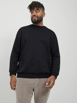 Jack & Jones Heren plus size trui jjebradley - maat 5XL Zwart