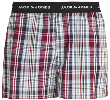 Jack & Jones Heren plus size wijde boxershorts jacchristian 3-pack - maat 5XL Veelkleurig