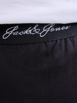 Jack & Jones Heren pyjamabroek lang jacclyde effen Zwart
