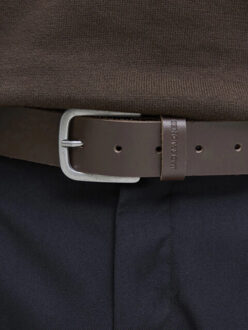Jack & Jones Heren riem jacpimp leer Bruin - 80