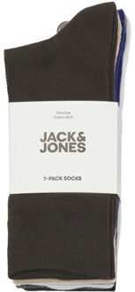 Jack & Jones Heren sokken jaclennon 7-pack effen - maat One size Veelkleurig