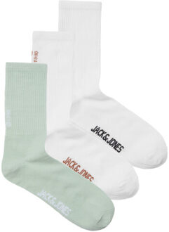 Jack & Jones Heren sportsokken jacbora 3-pack - maat One size Veelkleurig