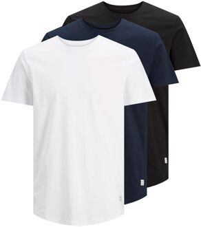 Jack & Jones heren T-shirt 3-pack - ronde hals  - S