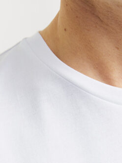 Jack & Jones Heren t-shirt jjtex ronde hals - maat L Wit