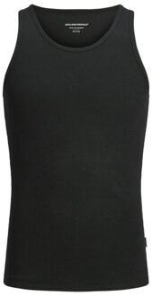 Jack & Jones Heren tanktop ronde hals Zwart - S
