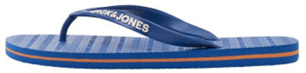 Jack & Jones Heren teenslippers jfwbasic donker - maat 42-43 Blauw