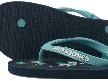 Jack & Jones Heren teenslippers jfwlogo marine Blauw - 42-43