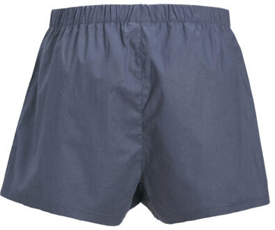 Jack & Jones Heren wijde boxershorts geweven katoen jacmilano 3-pack donkerblauw/zwart - maat 5XL Veelkleurig