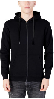 Jack & Jones Heren Zip Hoodie Jack & Jones , Black , Heren - Xl,S