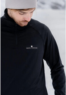 Jack & Jones Heren zip skipully jjalpes Zwart - L