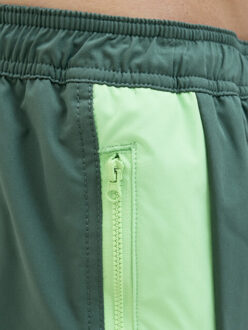 Jack & Jones Heren zwemshort jpstmaui blocked zip Groen - L