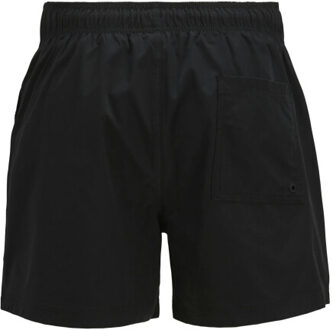 Jack & Jones Heren zwemshort jpstmaui double logo effen Zwart