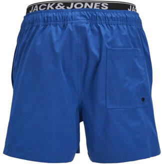 Jack & Jones Heren zwemshort jpstmaui jjswim double waistband - maat L Blauw