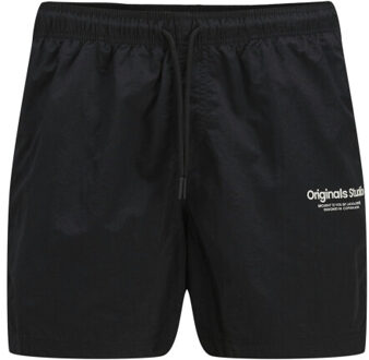 Jack & Jones Heren zwemshort jpstnaxos vesterbo effen - maat XS Zwart