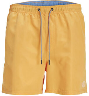 Jack & Jones Heren zwemshorts jpstfiji effen Oranje - S