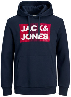 Jack & Jones Hooded sweatshirt Jack Jones Corp Logo Jack & Jones , Blue , Heren - 2XL