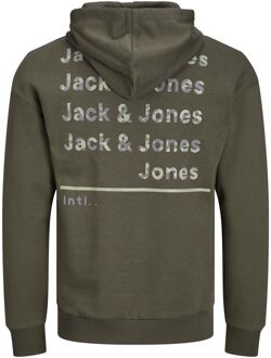 Jack & Jones hoodie Donkergroen - M