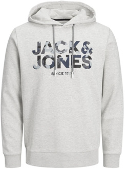 Jack & Jones Hoodie Jack Jones Jjjames Jack & Jones , Gray , Heren - Xl,M