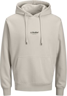 Jack & Jones Hoodie JJESOHO SWEAT HOOD NOOS ecru - M;L;XL