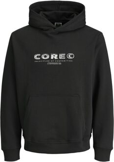 Jack & Jones Hoodie STANCE TEXT zwart - M;L;XL