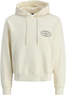 Jack & Jones Hoodie YORK GRAPHIC ecru - S;L