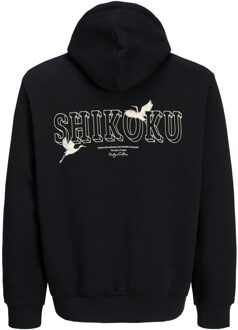 Jack & Jones hoodie Zwart - L