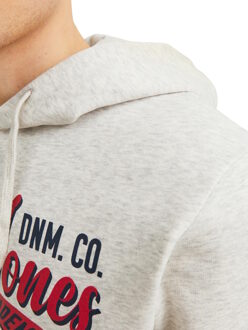 Jack & Jones Hoodies Logo Sweat Hood Wit - maat