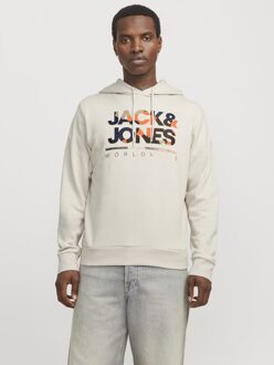 Jack & Jones Hoodies Luke Sweat Hood Beige - XL