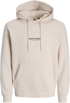 Jack & Jones Hoodies Vesterbro Sweat Hood Beige - M