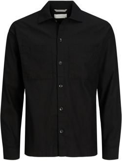 Jack & Jones Hoogwaardig overhemd voor dagelijks gebruik Jack & Jones , Black , Heren - L,M