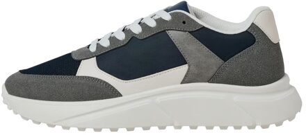 Jack & Jones Jack And Jones Heren Aspire Runner Sportschoenen (Kasteelrots/Navy Blazer) Blauw/marineblauw - EU 40.5 / UK 7