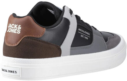 Jack & Jones Jack And Jones Heren Barton Combo Trainers (Antraciet) - maat Grijs