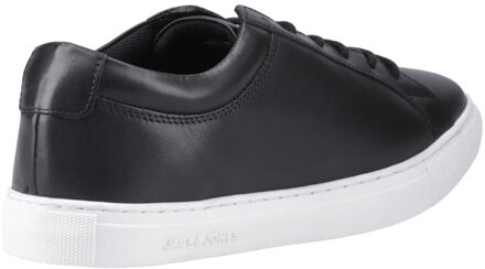 Jack & Jones Jack And Jones Heren Galaxy Leren Trainers (Antraciet) - maat EU 42 / UK 8 Grijs