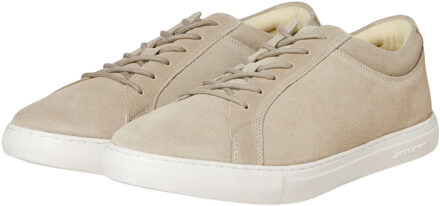 Jack & Jones Jack And Jones Heren Galaxy Suede Trainers (Taupe) - maat EU 40.5 / UK 7