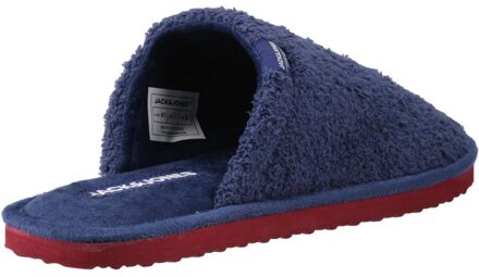 Jack & Jones Jack And Jones Heren Harry Fluff Slippers (Navy Blazer) Navy/blauw