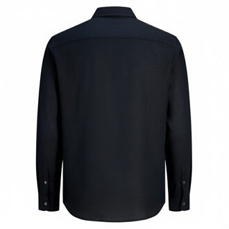 Jack & Jones Jack And Jones Heren Linnen Overhemd (Zwart) - M