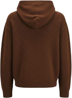 Jack & Jones Jack And Jones Heren Ollie Gebreide Hoodie (Bruin) - S