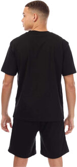 Jack & Jones Jack And Jones Heren Ster T-Shirt & Korte Broek Set (Zwart) - maat M