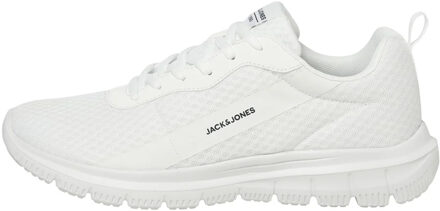 Jack & Jones Jack And Jones Heren Taylor Mesh Trainers (Helder wit) - maat EU 40.5 / UK 7